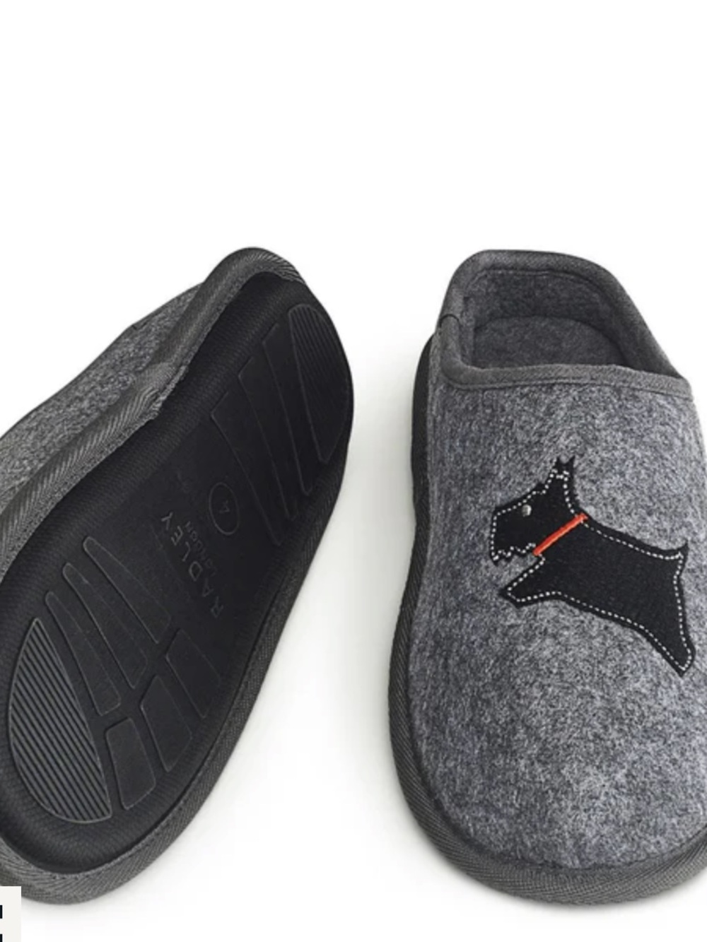 Radley London Super Cozy Radley Slippers in Charcoal Women’s size 6